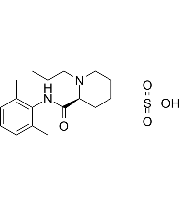 Ropivacaine mesylate Chemische Struktur