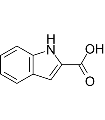 Indole-2-carboxylic acid  Chemical Structure