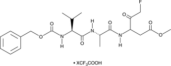 Z-VA-DL-D(OMe)-FMK (trifluoroacetate salt) Chemical Structure