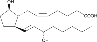 11-deoxy Prostaglandin F2β  Chemical Structure