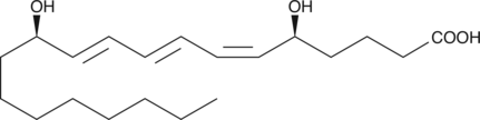 Leukotriene B3 Chemische Struktur