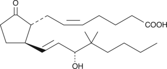 11-deoxy-16,16-dimethyl Prostaglandin E2  Chemical Structure
