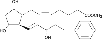 17-phenyl trinor Prostaglandin F2α methyl ester  Chemical Structure