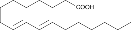 9(E),11(E)-Conjugated Linoleic Acid  Chemical Structure