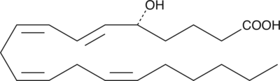 5(R)-HETE 化学構造