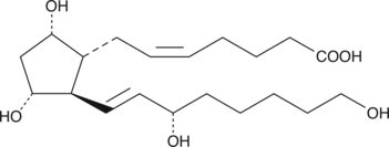 20-hydroxy Prostaglandin F2α التركيب الكيميائي