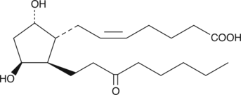 11β-13,14-dihydro-15-keto Prostaglandin F2α  Chemical Structure