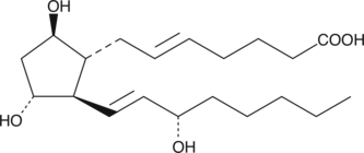 5-trans Prostaglandin F2β Chemische Struktur