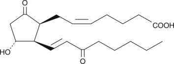 8-iso-15-keto Prostaglandin E2  Chemical Structure