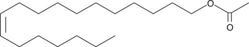 11-cis Vaccenyl Acetate  Chemical Structure