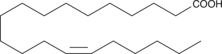 14(Z)-Eicosenoic Acid 化学構造