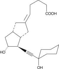 13,14-dehydro-15-cyclohexyl Carbaprostacyclin  Chemical Structure