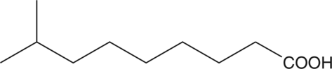 8-methyl Nonanoic Acid  Chemical Structure