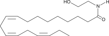 α-Linolenoyl Ethanolamide  Chemical Structure