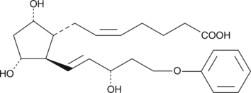17-phenoxy trinor Prostaglandin F2α 化学構造