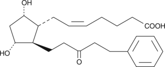 15-keto Latanoprost (free acid)  Chemical Structure