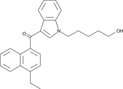 JWH 210 N-(5-hydroxypentyl) metabolite Chemische Struktur