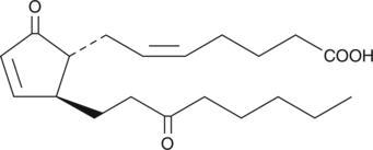 13,14-dihydro-15-keto Prostaglandin A2 التركيب الكيميائي