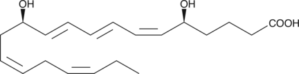 Leukotriene B5 التركيب الكيميائي