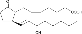 11-deoxy Prostaglandin E2 化学構造