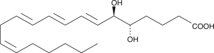 5(S),6(R)-11-trans DiHETE Chemische Struktur