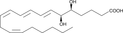 5(S),6(S)-DiHETE 化学構造