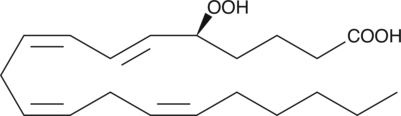 5(S)-HpETE 化学構造