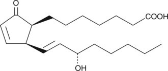 8-iso Prostaglandin A1 化学構造