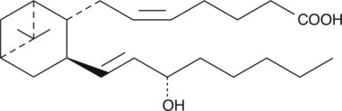 Pinane Thromboxane A2 化学構造