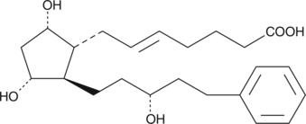 5-trans Latanoprost (free acid) التركيب الكيميائي
