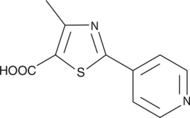 2-(4-Pyridyl)-4-methyl-thiazole-5-Carboxylic Acid Chemische Struktur