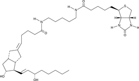 Carbaprostacyclin-biotin Chemische Struktur