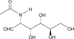 N-acetyl-D-Glucosamine التركيب الكيميائي