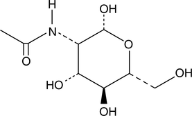 N-acetyl-D-Mannosamine Chemische Struktur