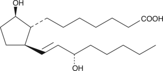 11-deoxy Prostaglandin F1β  Chemical Structure