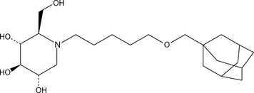 AMP-Deoxynojirimycin 化学構造