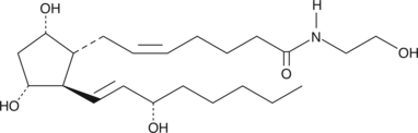 Prostaglandin F2α Ethanolamide MaxSpec® Standard Chemical Structure