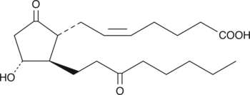 13,14-dihydro-15-keto Prostaglandin E2 MaxSpec® Standard Chemische Struktur