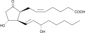 8-iso Prostaglandin E2 化学構造
