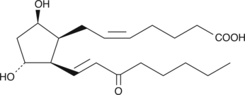 8-iso-15-keto Prostaglandin F2β  Chemical Structure