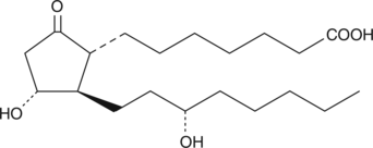 13,14-dihydro Prostaglandin E1  Chemical Structure