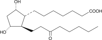 13,14-dihydro-15-keto Prostaglandin F1α  Chemical Structure