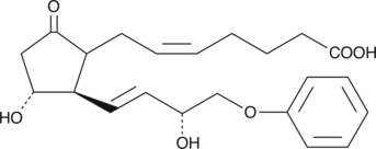 16-phenoxy tetranor Prostaglandin E2  Chemical Structure