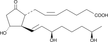 15(R),19(R)-hydroxy Prostaglandin E2 Chemische Struktur