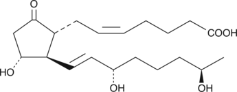 19(R)-hydroxy Prostaglandin E2 التركيب الكيميائي