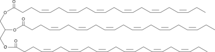 all-cis-1,2,3-Docosahexaenoyl-rac-glycerol Chemische Struktur
