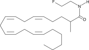 (±)-2-Methyl Arachidonoyl-2'-Fluoroethylamide  Chemical Structure