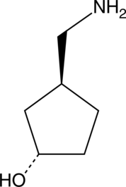 (1S,3S)-3-Aminomethyl-cyclopentanol Chemische Struktur