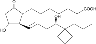 (R)-Butaprost (free acid)  Chemical Structure