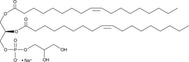 1,2-Dioleoyl-sn-glycero-3-PG (sodium salt)  Chemical Structure